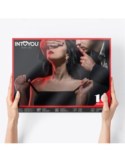 Set de Bondage 10 Piezas Rojo 2