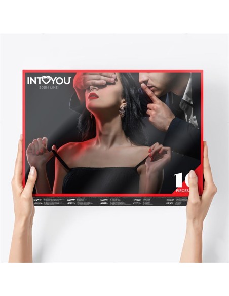 Set de Bondage 10 Piezas Rojo