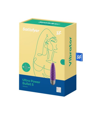 Ultra Power Bullet 5 Bala Vibradora Violet