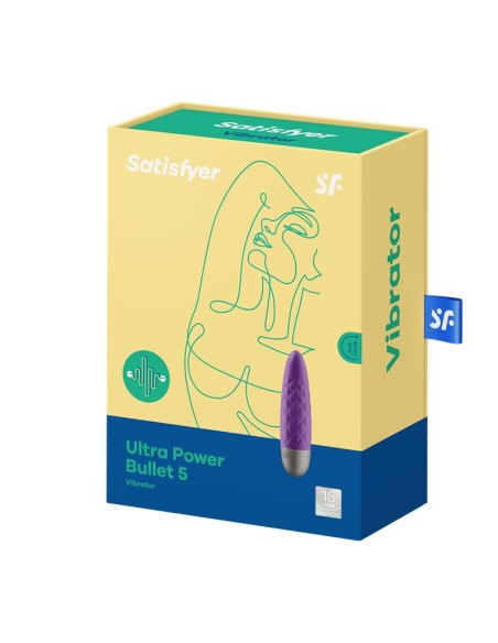 Ultra Power Bullet 5 Bala Vibradora Violet