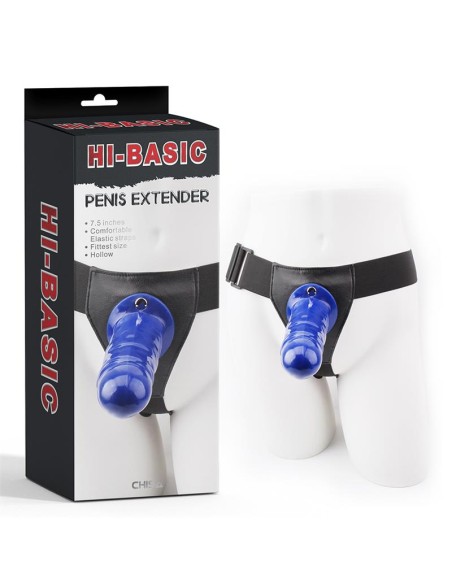 Arnes con Dildo Hueco Penis Extender 75