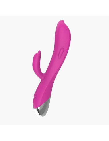 Vibrador Dolphin 6 Funciones USB Rosa