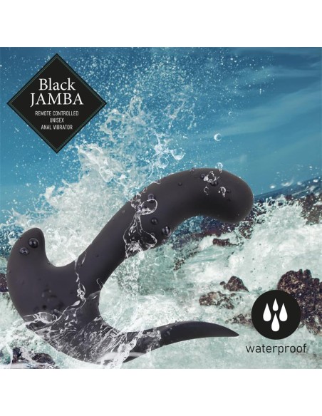 Jamba Vibrador Anal y Estimulador Punto G Negro
