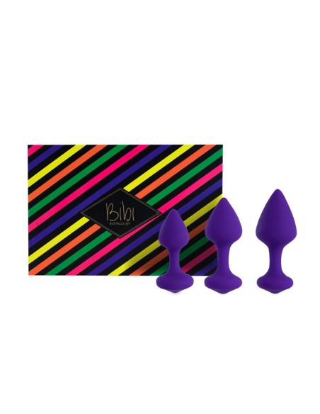 Bibi Set de 3 Plugs Anales Purpura