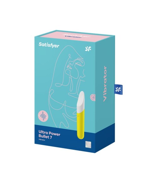 Ultra Power Bullet 7 Bala Vibradora Amarilla