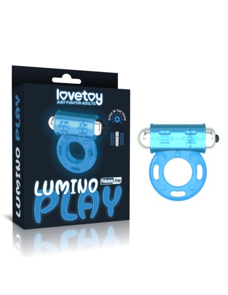 Lumino Play Anillo Vibrador Luz Azul