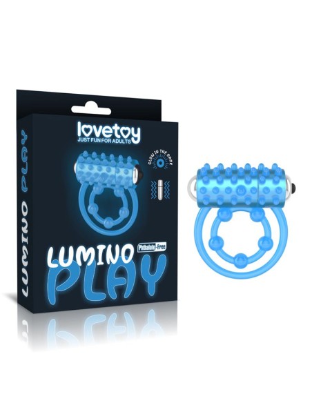Lumino Play Anillo Vibrador Luz Azul