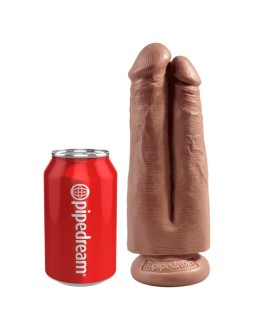 Arnes con Dildo Doble 7 Bronceado 2