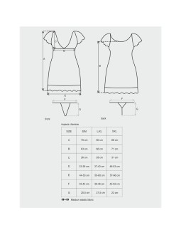 Imperia Chemise y Tanga Color Negro 2