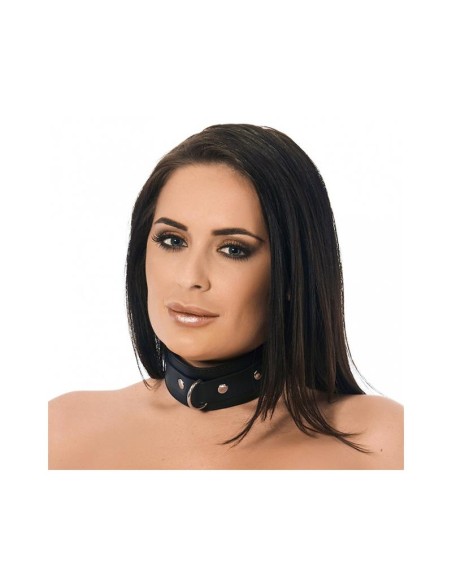 Collar Cuero con Anilla Grande