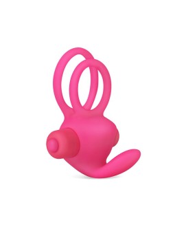 Anillo Vibrador Doble Power Clit Duo Rosa 2