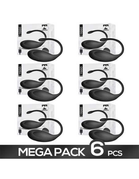 Pack de 6 Huevo Vibrador Control Remoto USB