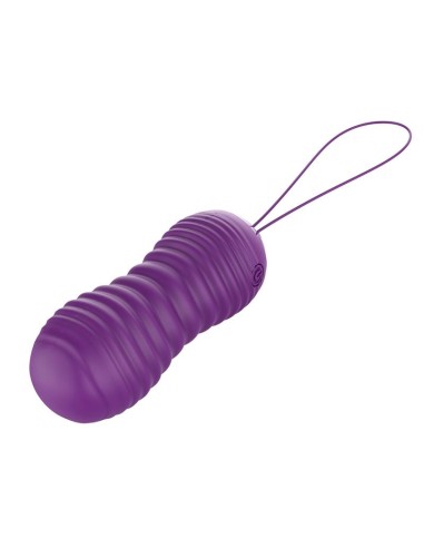 Orio Huevo Vibrador y Movimiento Telescopico Up and Down Control Remoto Purpura
