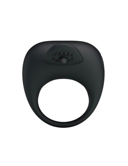 Pretty Love Anillo Vibrador Tonguo Negro 2
