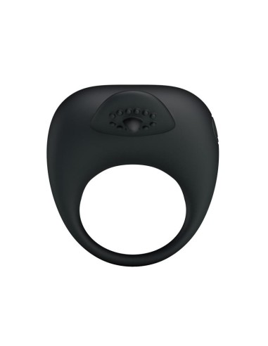 Pretty Love Anillo Vibrador Tonguo Negro
