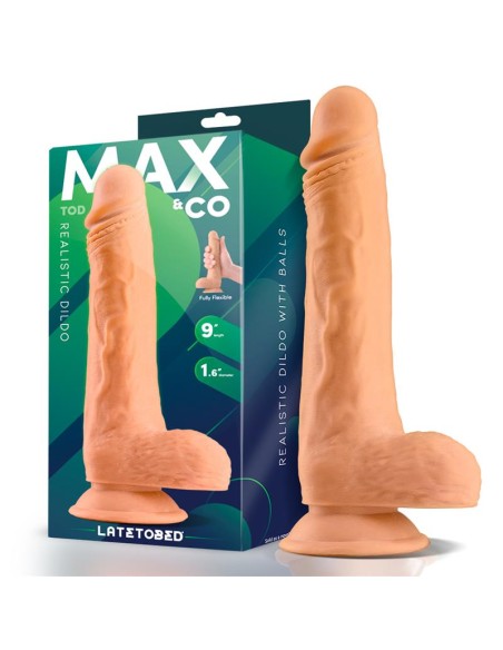 Tod Dildo Realista con Testiculos 9 Natural