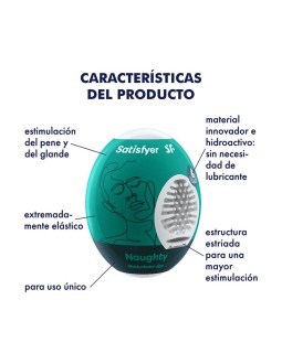 Set 3 Huevos Masturbadores Modelo Naughty 2