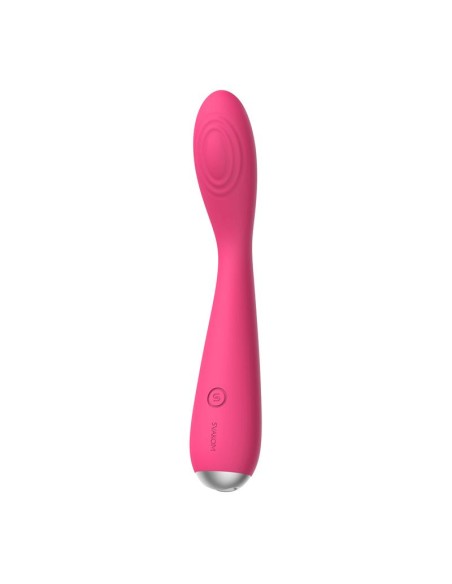 Iris Vibrador Punto G USB Silicona Rojo Ciruela
