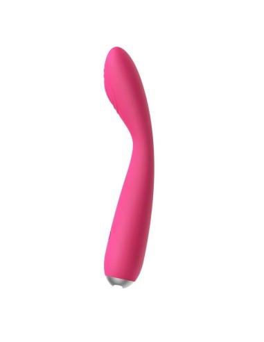 Iris Vibrador Punto G USB Silicona Rojo Ciruela