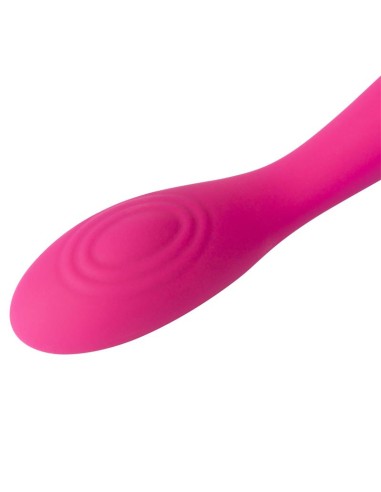 Iris Vibrador Punto G USB Silicona Rojo Ciruela