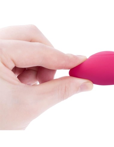 Iris Vibrador Punto G USB Silicona Rojo Ciruela