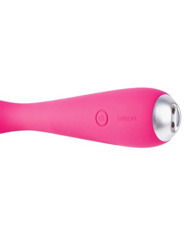 Iris Vibrador Punto G USB Silicona Rojo Ciruela