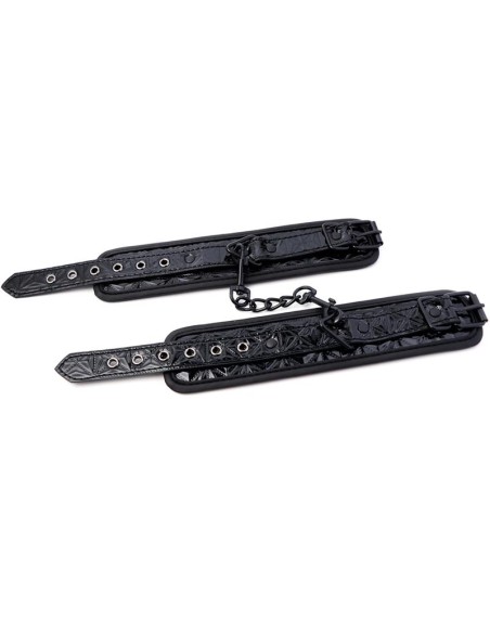 Esposas para Tobillo Ajustable Sapphire Cuero Vegano