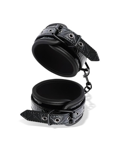 Esposas para Muneca Ajustable Sapphire Cuero Vegano