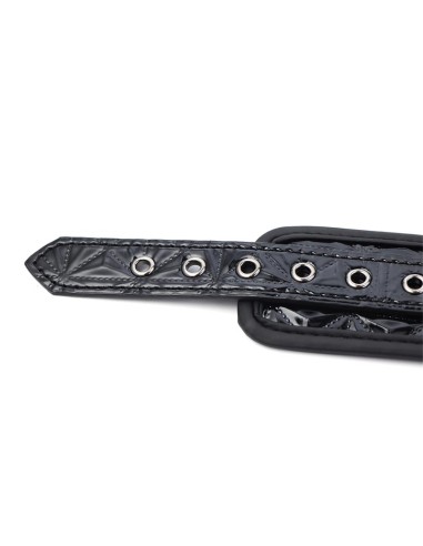 Esposas para Muneca Ajustable Sapphire Cuero Vegano