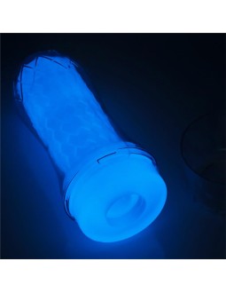 Masturbador Masculino Lumino Luz Azul 2