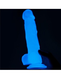 Dildo 85 Lumino Luz Azul 2