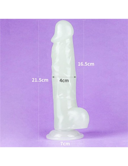 Dildo 85 Lumino Luz Azul