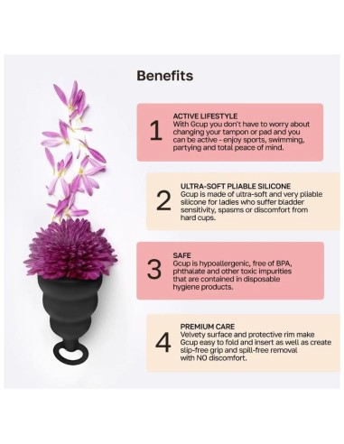 Copa Menstrual Gcup Mystic Noir Talla S