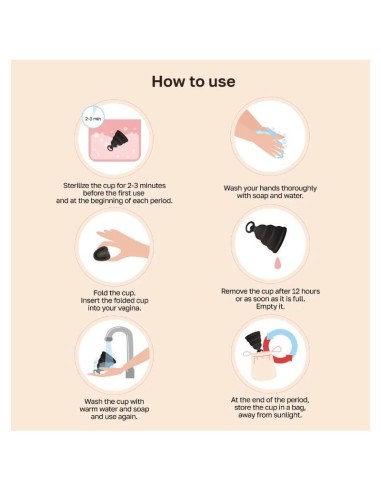 Copa Menstrual Gcup Mystic Noir Talla S