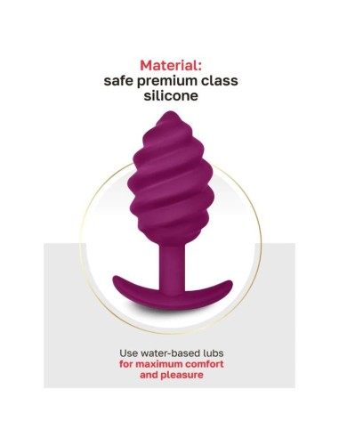 Plug Anal Gplug Twist2 Sweet Raspberry