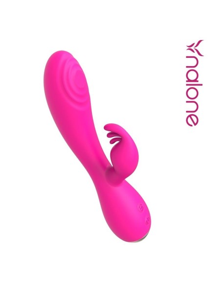 Conejito Vibrador Magic Stick con Pulsacion Fucsia