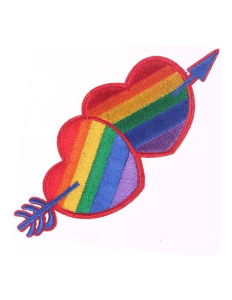 Parche de Corazon Colores Bandera LGBT