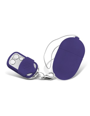 Huevo Vibrador con Contol Remoto Tamano Mediano Purpura