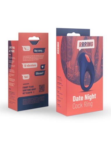 Rring Date Night Anillo para el Pene con Vibracion USB Silicona
