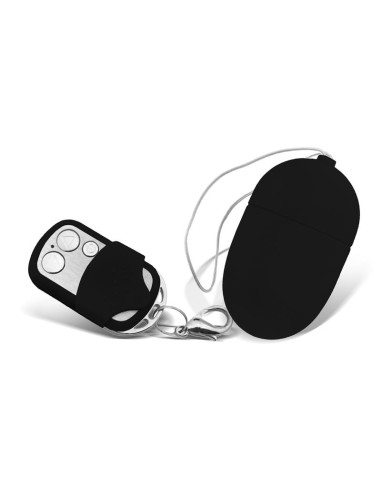 Huevo Vibrador con Control Remoto Tamano Mediano Negro