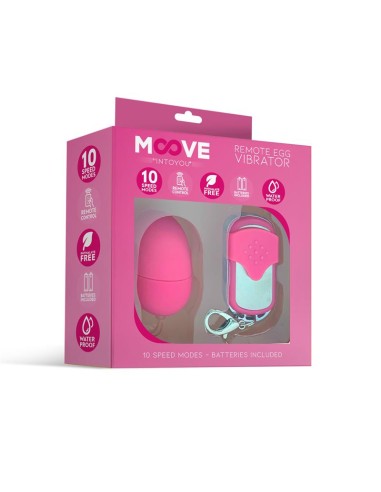 Huevo Vibrador con Control Remoto Mini Rosa