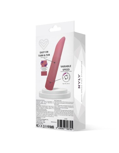 Nyly Estimulador Multi Velocidad Rosa