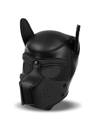 Hound Mascara de Perro Neopreno Hocico Extraible Negro Talla unica