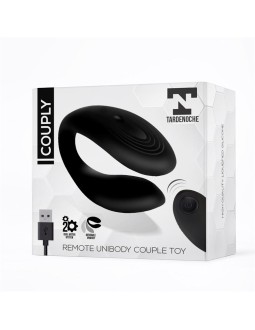 Couply Juguete para Parejas con Control Remoto USB Unibody Silicona Liquida 2