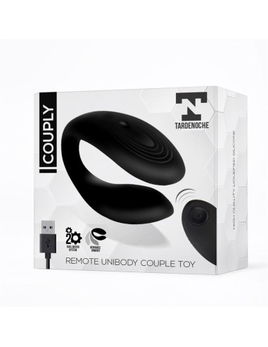 Couply Juguete para Parejas con Control Remoto USB Unibody Silicona Liquida