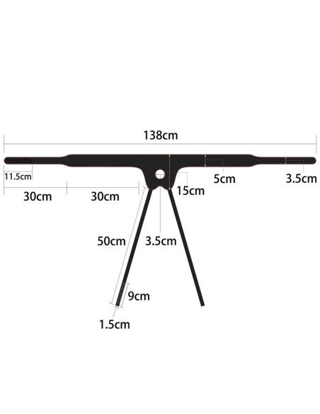 Arnes Ajustable con Dildo 10 Funciones 75