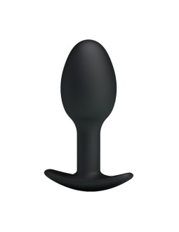 Plug Anal Silicona Negro con Bola