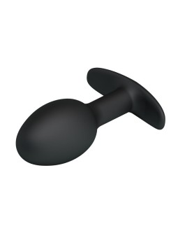 Plug Anal Silicona Negro con Bola 2