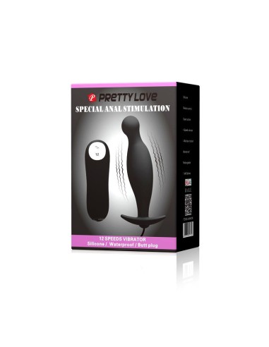 Plug Anal con 12 Patrones de Vibracion