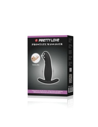 Masajeador Prostatico con Vibracion y Cosquilleo